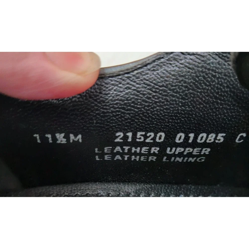 Bostonian Black Leather Wingtip Oxford Shoes